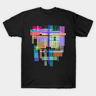 Color Pattern Abstract T-Shirt